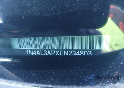 2014 Nissan Altima 2.5/S/Sv/Sl z USA, uszkodzony, nr VIN 1N4AL3APXEN234803